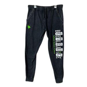Beetlejuice the musical washed gray drawstring unisex sweatpants XL jogger